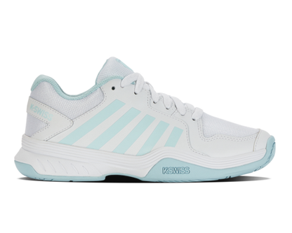 K-Swiss Women's Court Express Pickleball White Blue Glow Shoes