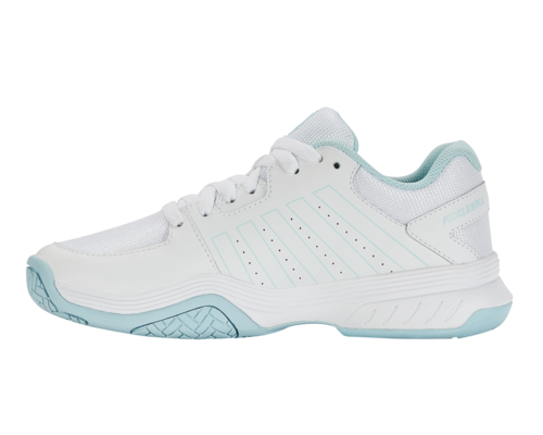 K-Swiss Women's Court Express Pickleball White Blue Glow Shoes