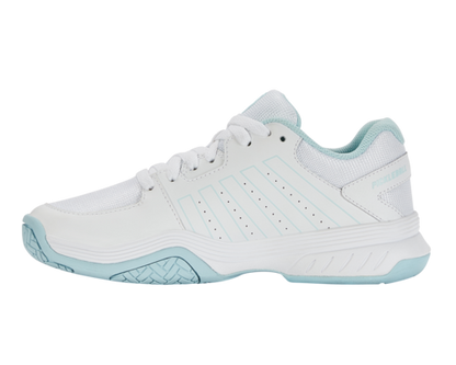 K-Swiss Women's Court Express Pickleball White Blue Glow Shoes