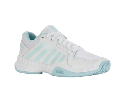 K-Swiss Women's Court Express Pickleball White Blue Glow Shoes