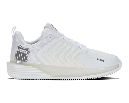 K-Swiss Women's Ultrashot 3 Grass White Steel Gray Shoes