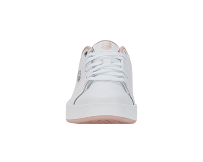 K-Swiss Women's Court Cameo Ii White Sepia Rose Silver Shoes