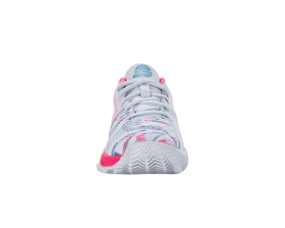 K-Swiss Women's Express Light 3 Hb Padel Arctic Ice White Neon Pink Shoes