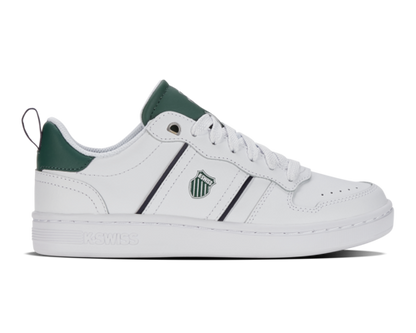 K-Swiss Women's Lozan Match Lth White Posy Green Peacoat Shoes