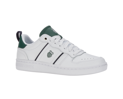 K-Swiss Women's Lozan Match Lth White Posy Green Peacoat Shoes