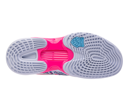 K-Swiss Women's Speedtrac Padel White Arctic Ice Neon Pink Shoes