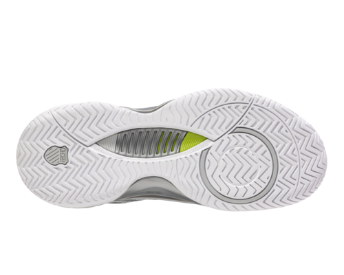 K-Swiss Women's Hypercourt Supreme 2 Gray Violet White Lime Green Shoes