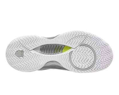 K-Swiss Women's Hypercourt Supreme 2 Gray Violet White Lime Green Shoes