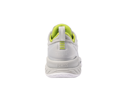 K-Swiss Women's Hypercourt Supreme 2 Gray Violet White Lime Green Shoes