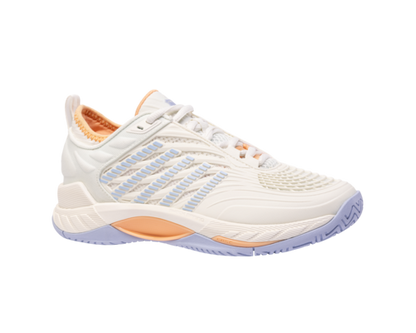 K-Swiss Women's Hypercourt Supreme 2 Star White Heather Peach Fuzz Shoes