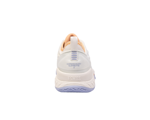 K-Swiss Women's Hypercourt Supreme 2 Star White Heather Peach Fuzz Shoes