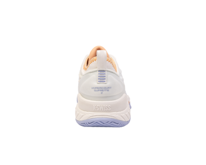 K-Swiss Women's Hypercourt Supreme 2 Star White Heather Peach Fuzz Shoes