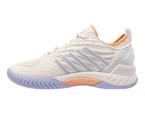 K-Swiss Women's Hypercourt Supreme 2 Star White Heather Peach Fuzz Shoes