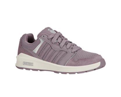 K-Swiss Women's Rival Trainer T Purple Dove Silver Snow White Shoes