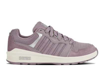 K-Swiss Women's Rival Trainer T Purple Dove Silver Snow White Shoes