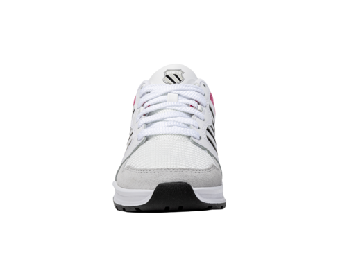 K-Swiss Women's Rival Trainer T White Black Fuschia Purple Shoes