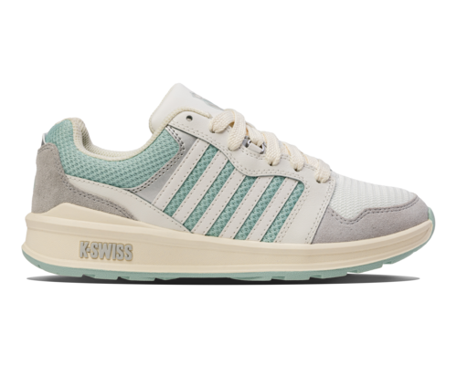 K-Swiss Women's Rival Trainer T Blanc De Blanc Surf Spray Gray Violet Shoes