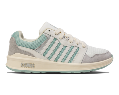 K-Swiss Women's Rival Trainer T Blanc De Blanc Surf Spray Gray Violet Shoes