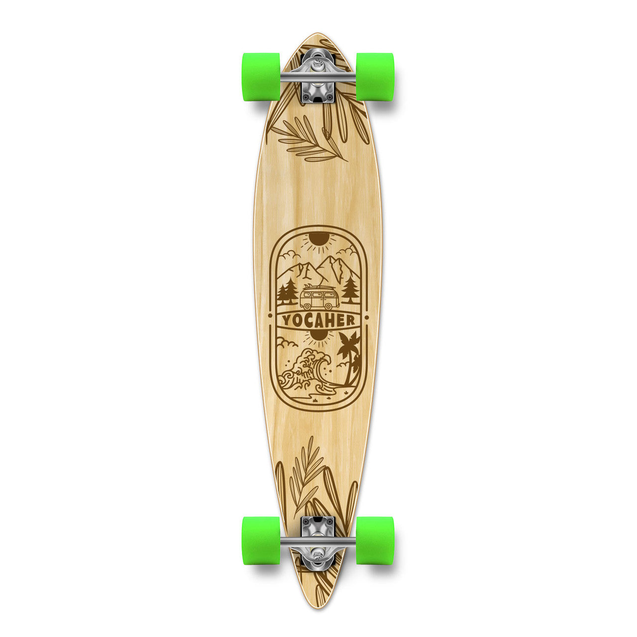 Yocaher Pintail Longboard Complete - Adventure Natural
