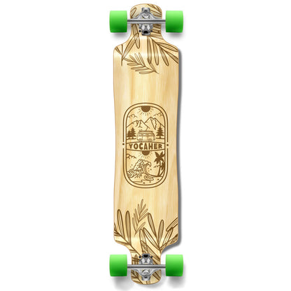 Yocaher Lowrider Longboard Complete - Adventure Natural