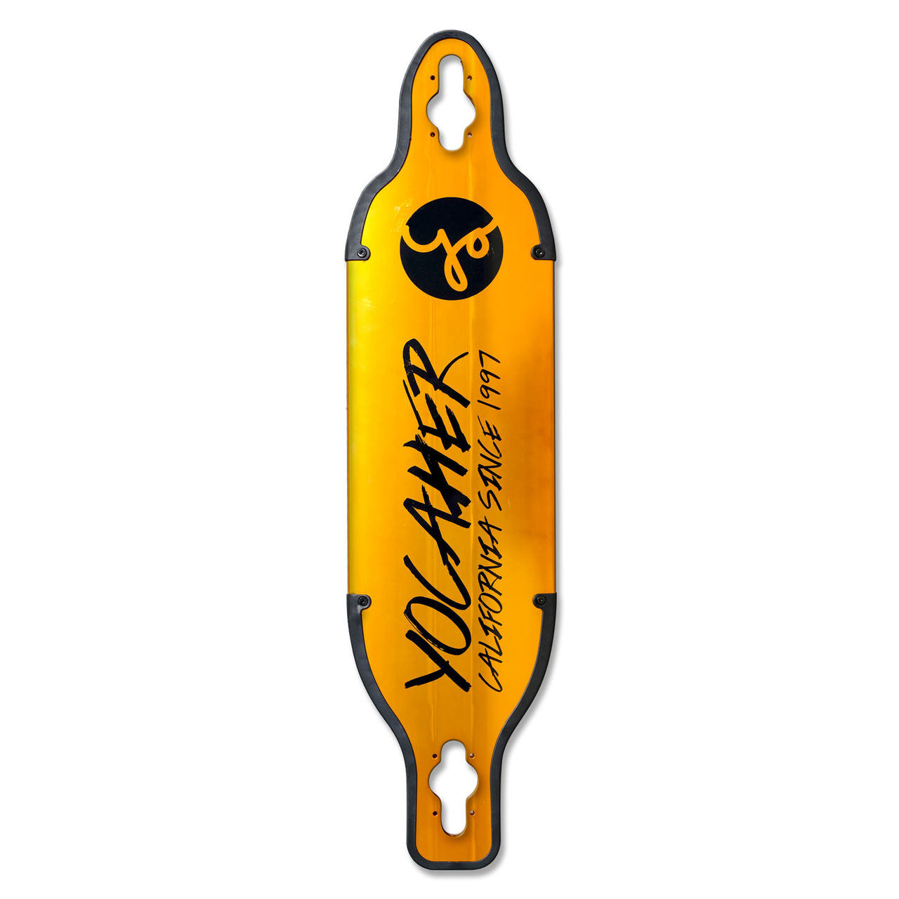 Yocaher Aluminum Drop Through longboard Deck - Gold