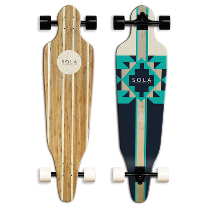 SOLA Bamboo Longboard Complete - Aztec