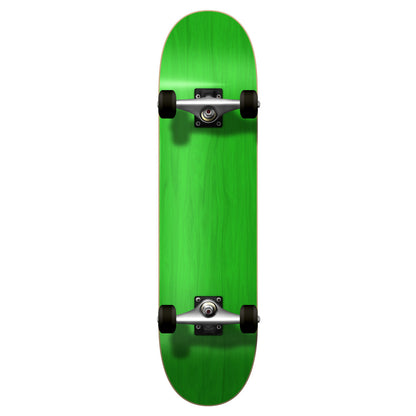 Yocaher Complete Blank Skateboard 7.75" - Stained Green