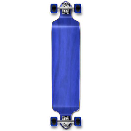 Yocaher Drop Down Longboard Complete - Stained Blue