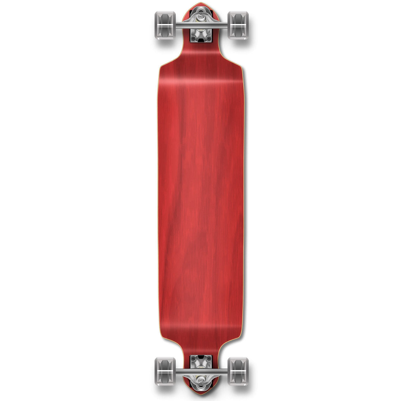 Yocaher Drop Down Longboard Complete - Stained Red