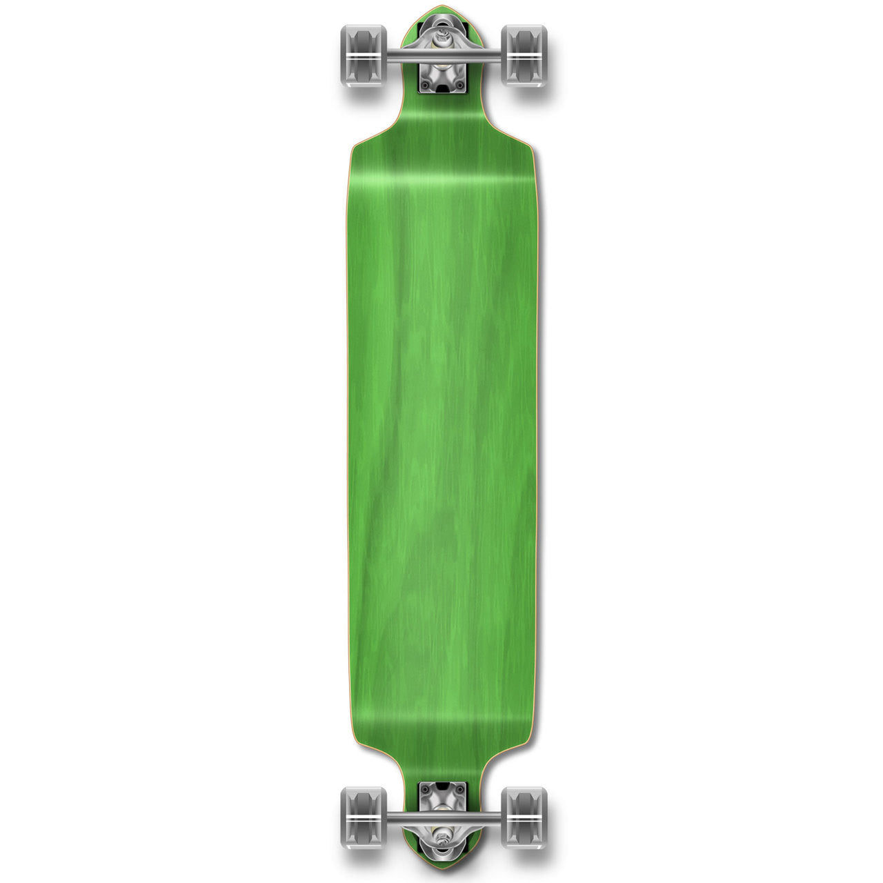 Yocaher Drop Down Longboard Complete - Stained Green