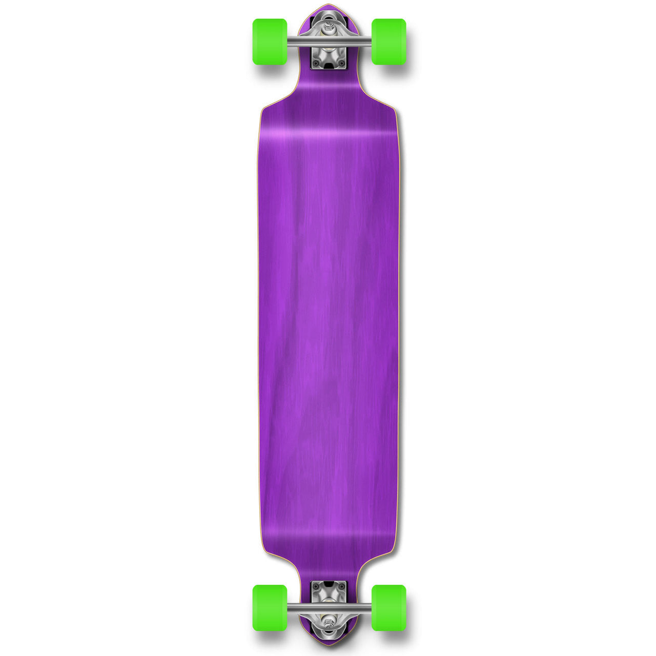 Yocaher Drop Down Longboard Complete - Stained Purple