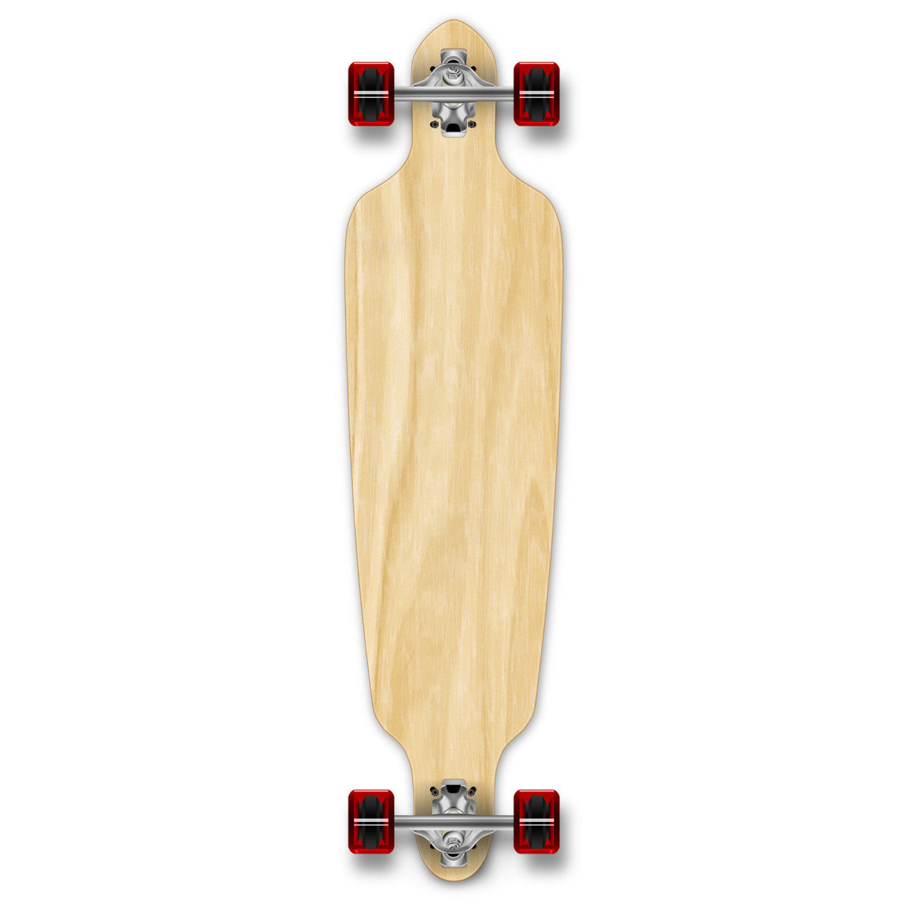 Yocaher Drop Through Longboard Complete - Natural