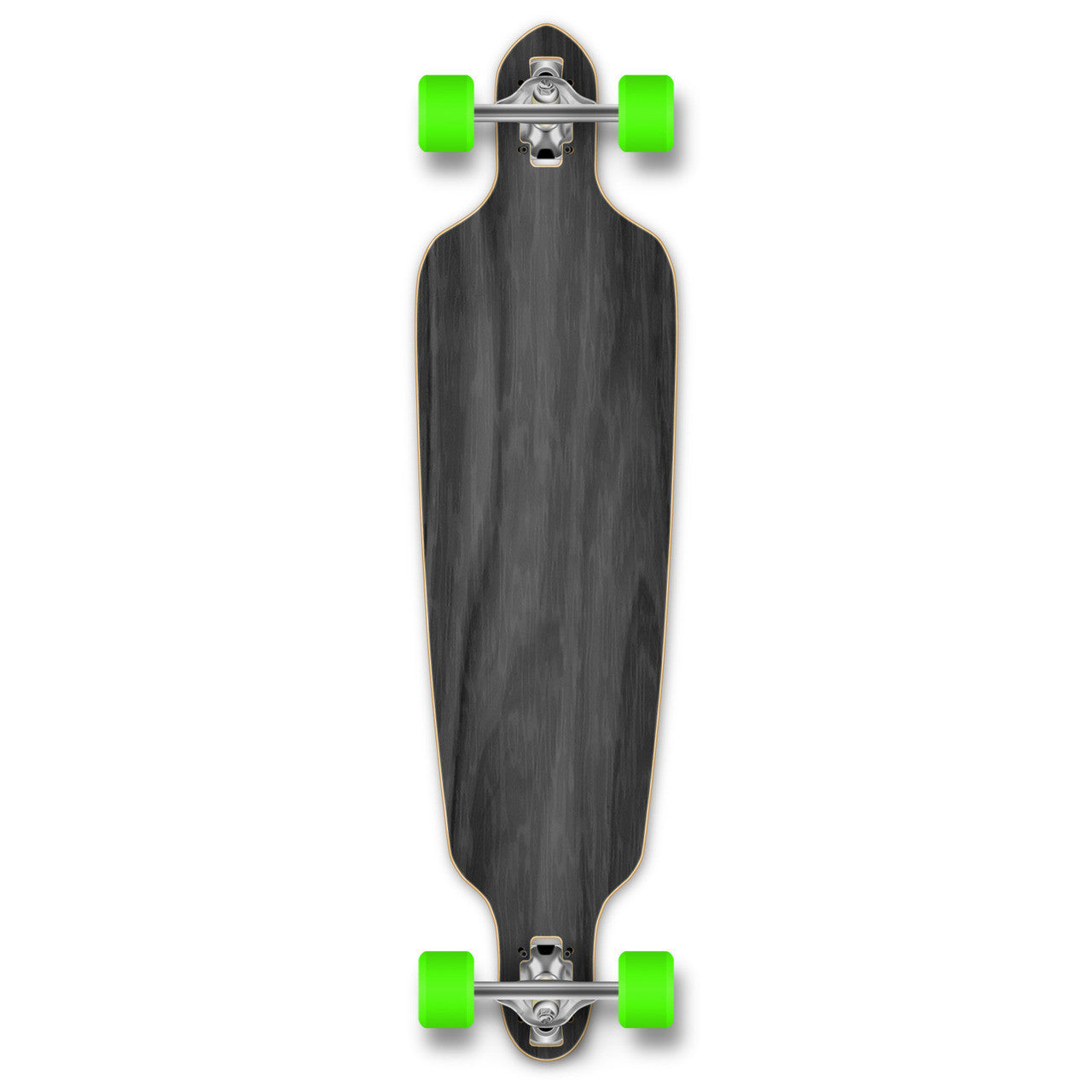 Yocaher Drop Through Longboard Complete - Stained Black