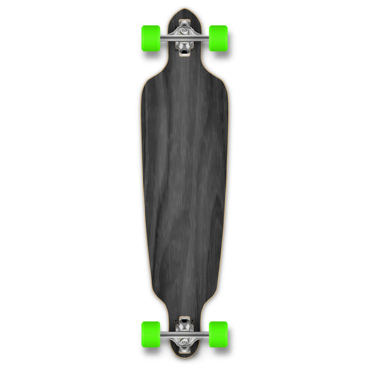 Yocaher Drop Through Longboard Complete - Stained Black