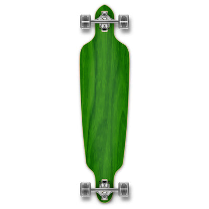 Yocaher Drop Through Longboard Complete - Stained Green