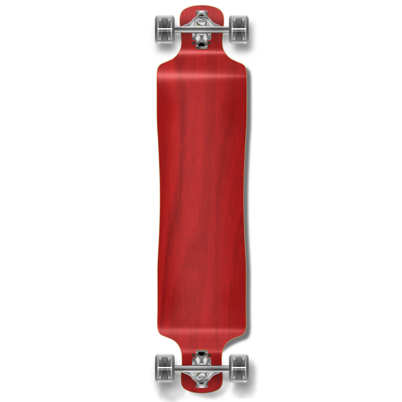 Yocaher Lowrider Longboard Complete - Stained Red