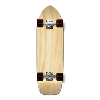 Yocaher Old School Longboard Complete - Natural