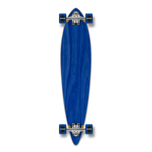 Yocaher Pintail Longboard Complete - Stained Blue