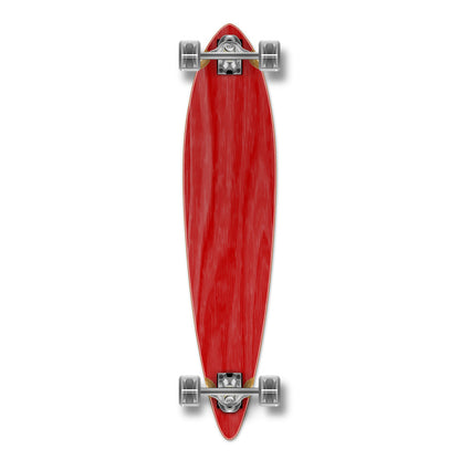 Yocaher Pintail Longboard Complete - Stained Red