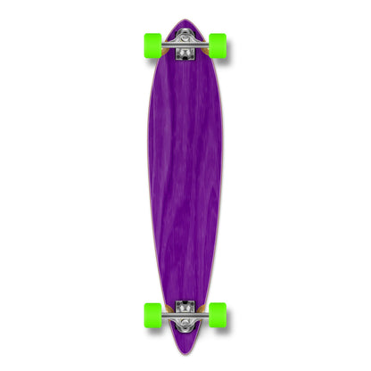 Yocaher Pintail Longboard Complete - Stained Purple