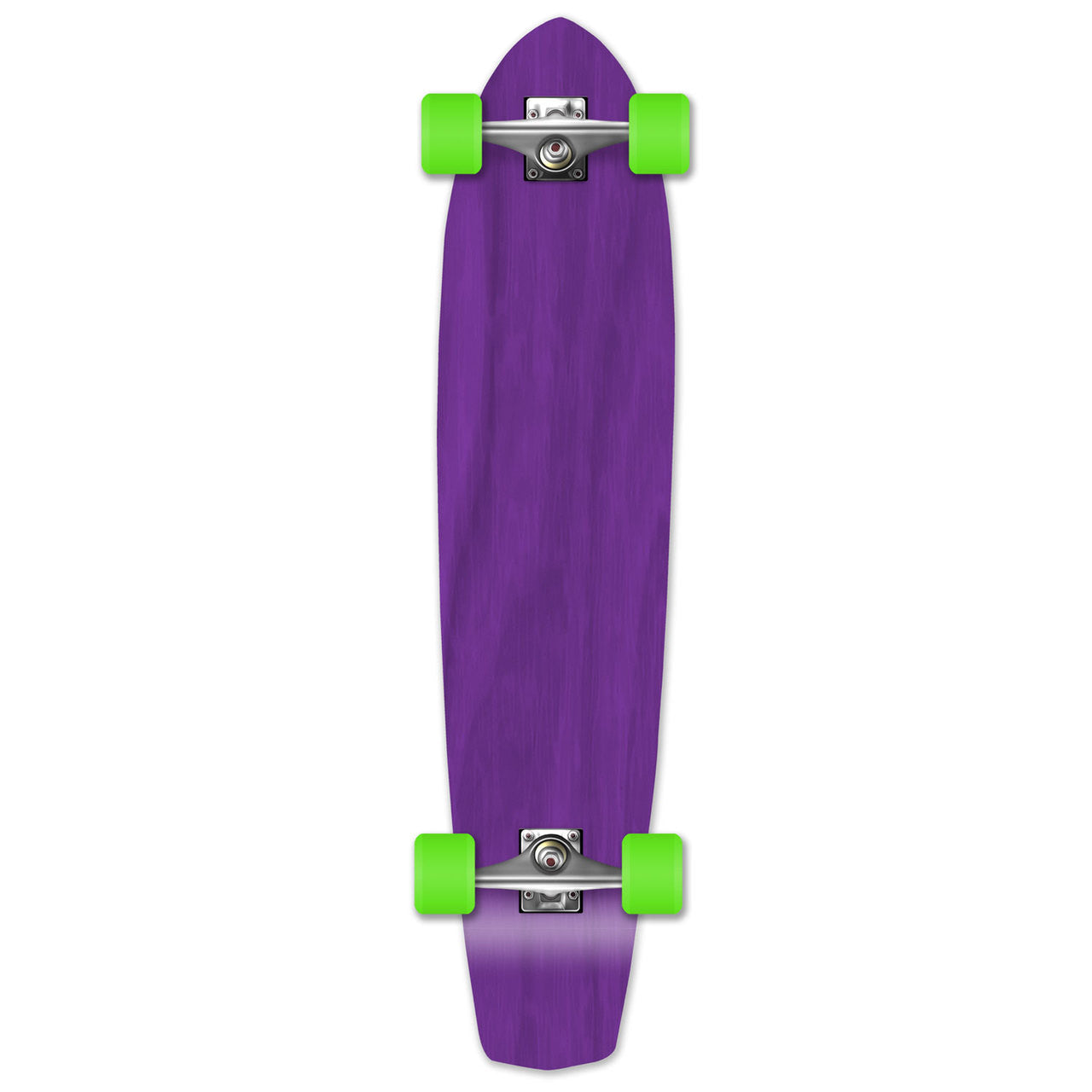 Yocaher Slimkick Longboard Complete - Stained Purple