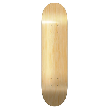 Yocaher Blank Skateboard Deck - Woodie Natural