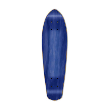 Yocaher Micro Cruiser Blank  Deck - Stained Blue