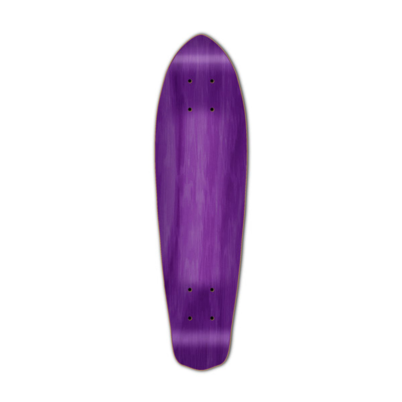 Yocaher Micro Cruiser Blank  Deck - Stained Purple