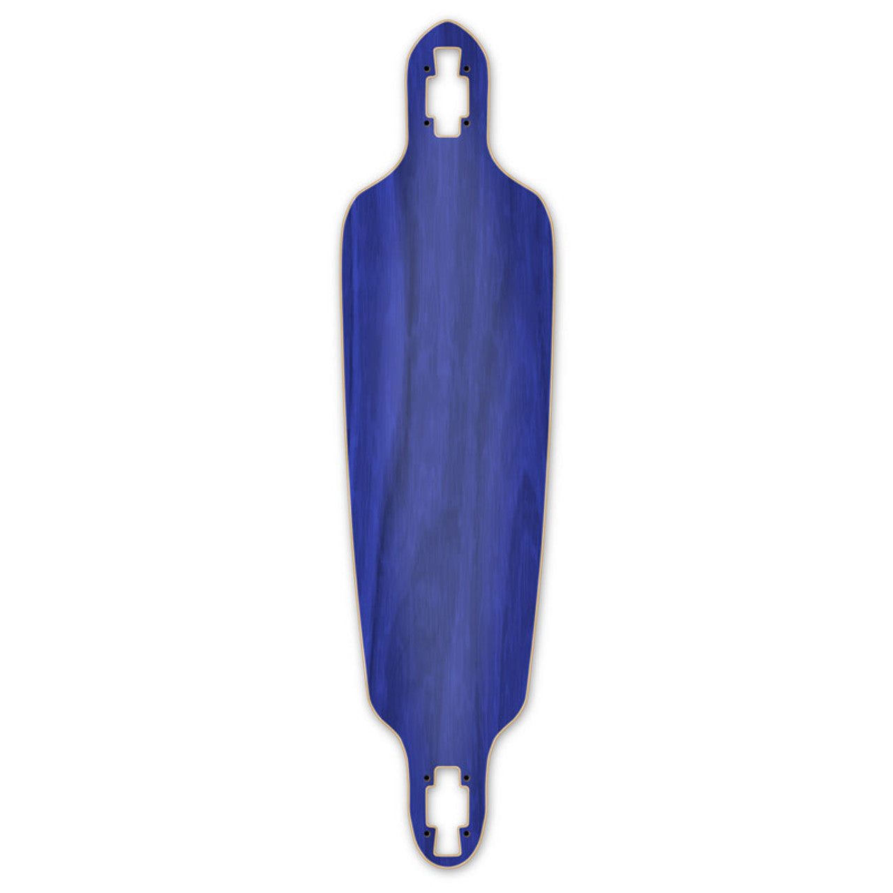 Yocaher Drop Through Longboard Deck - Stained Blue