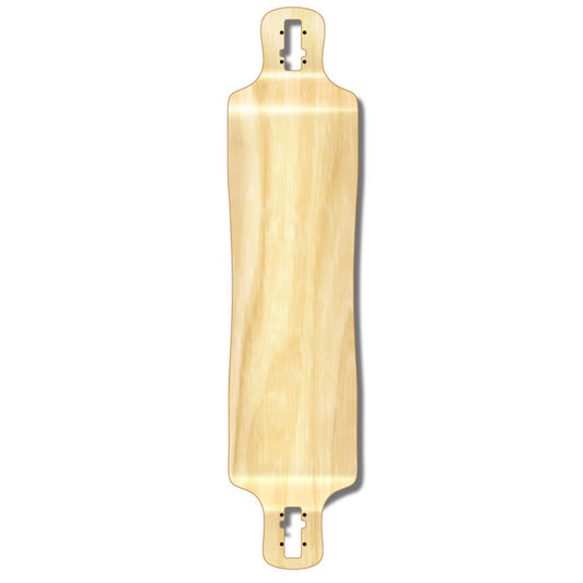 Yocaher Lowrider Longboard Deck - Natural