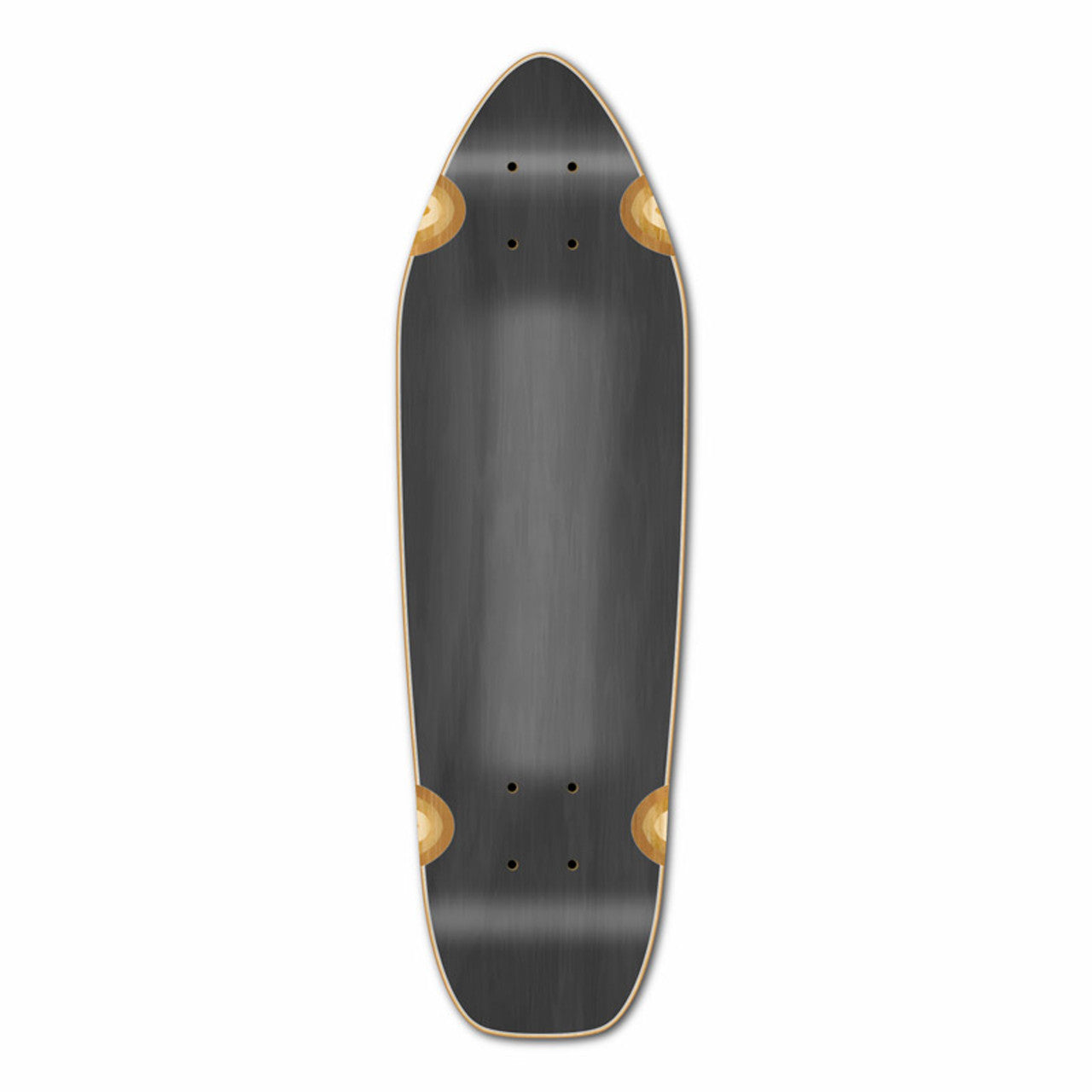 Yocaher Mini Cruiser Blank Deck - Stained Black