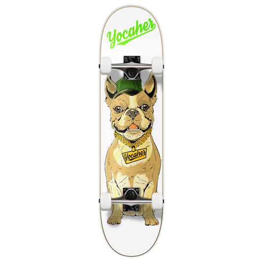 Yocaher Complete Skateboard 7.75" - Cool Pup French Bulldog