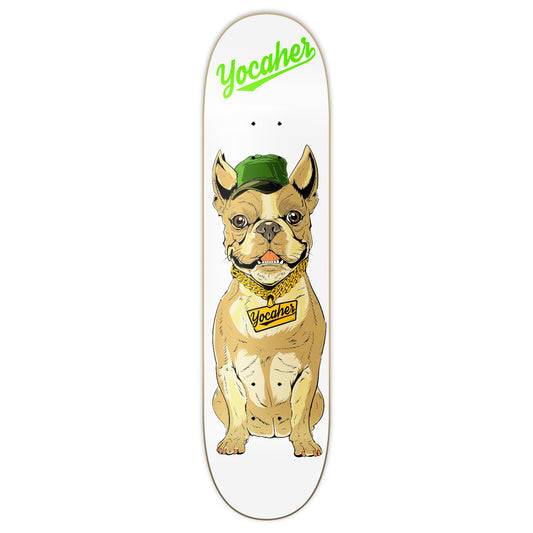 Yocaher Graphic Skateboard Deck  - Cool Pup French Bulldog