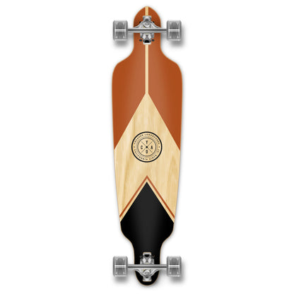 Yocaher Drop Through Longboard Complete - Earth Series - Mountain